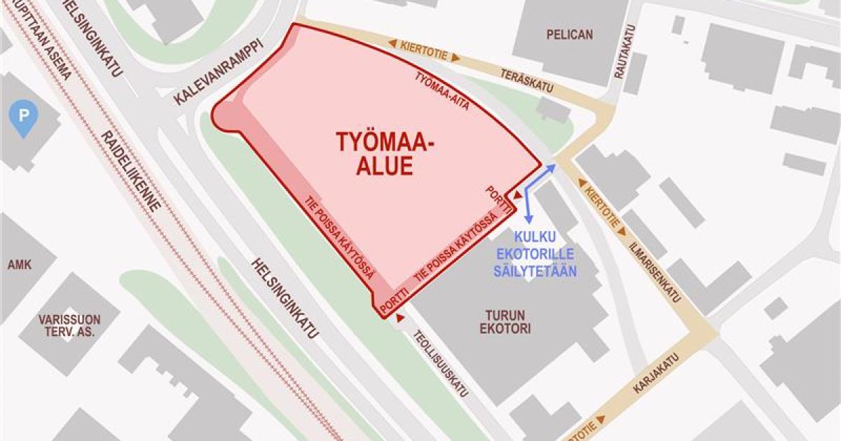 Kupittaan kärjen alueen rakentaminen käynnistyy