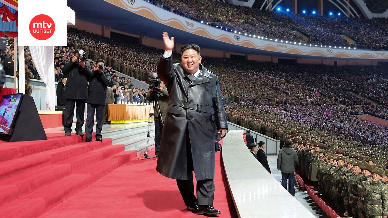 Kim Jong-un piti uudenvuoden puheensa maan pääkaupungissa Pjongjangissa.