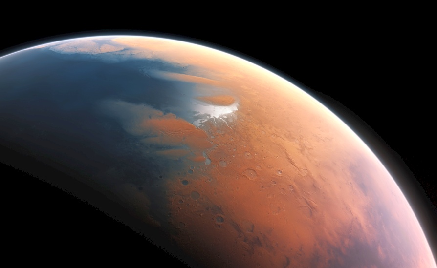 Mars oli muinoin puoliksi veden peitossa