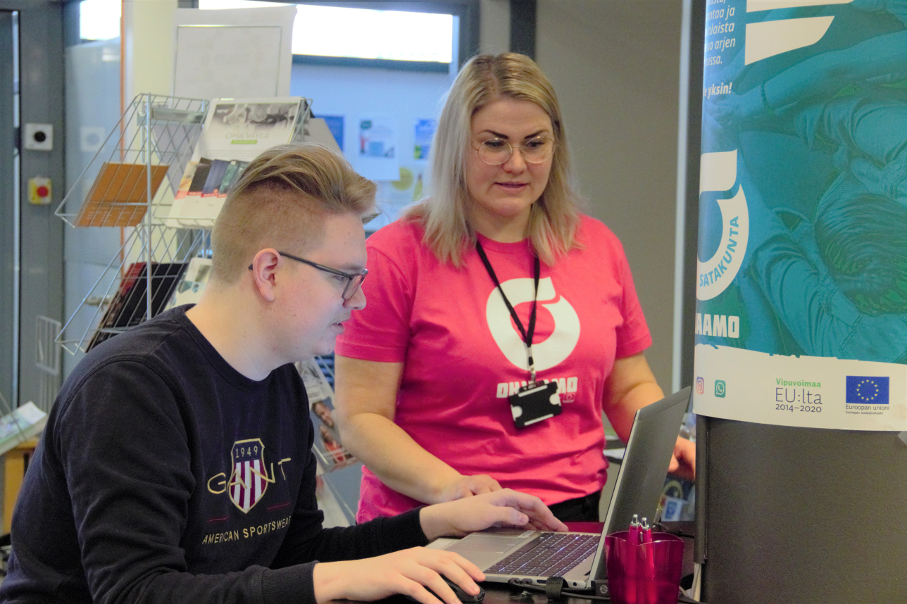 Valokuva Ohjaamon kuraattorista