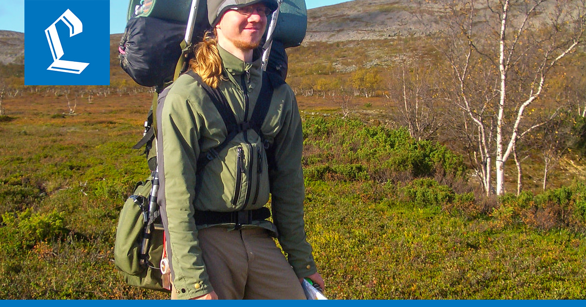 Lauri Raittila tekee retkeilyvarusteensa itse, koska sopivia ei saanut kaupasta