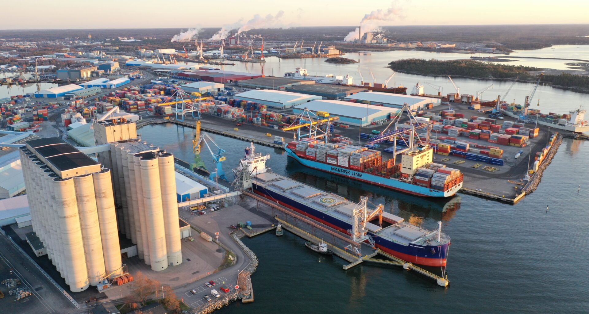 Rauman sataman liikenteessä maltillista kasvua vuonna 2025