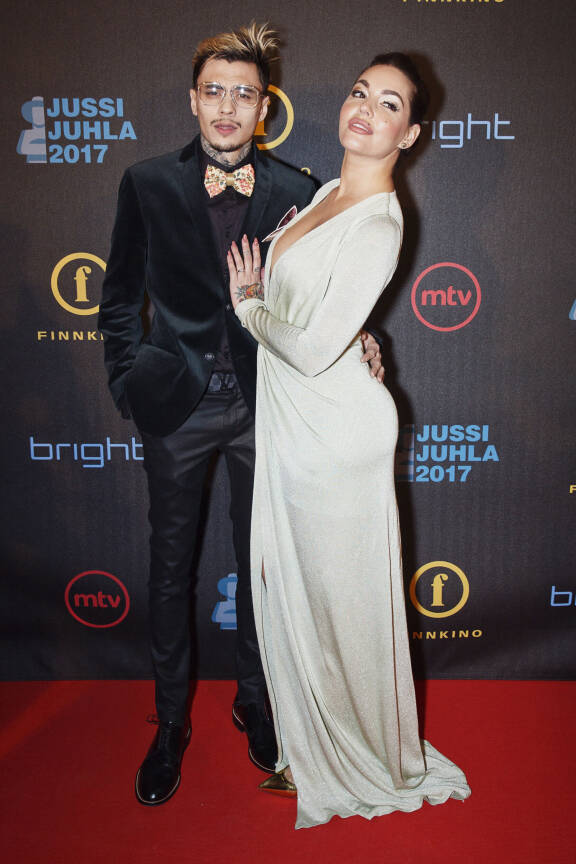 Mikael ja Triana Jussi-Gaalassa vuonna 2017.