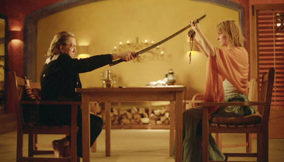 David Carradine on Bill ja Uma Thurman Morsian.