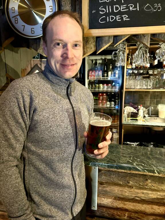Rallitähdelle maistuu toisinaan olut tai toinenkin.