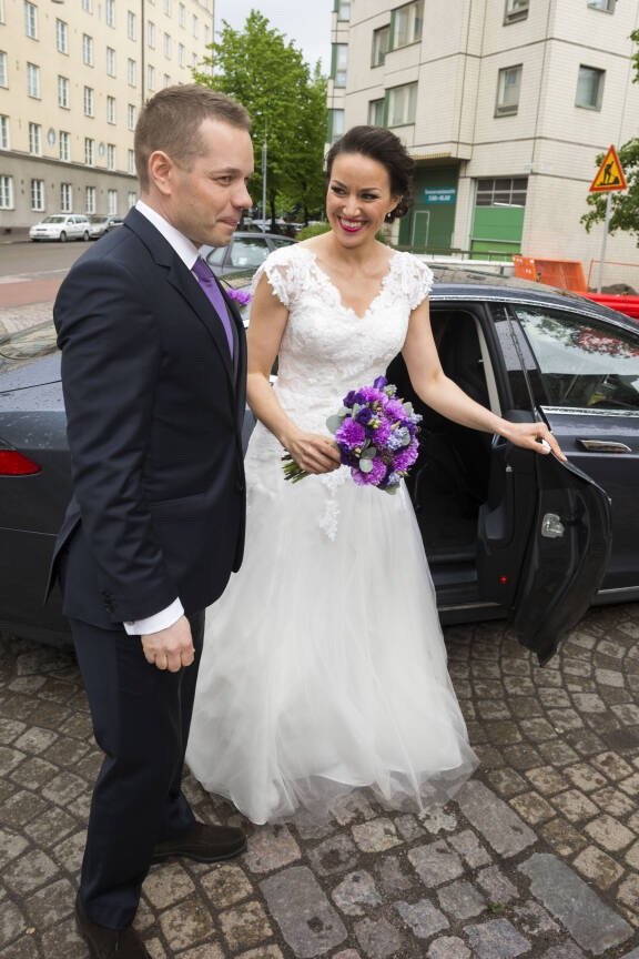 Jasmin ja hänen Santtu-rakkaansa avioituivat vuonna 2015.