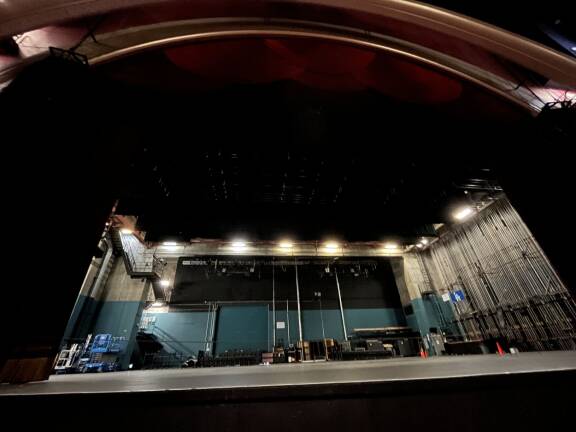 Dolby Theatren lavan betoninen takaseinä.