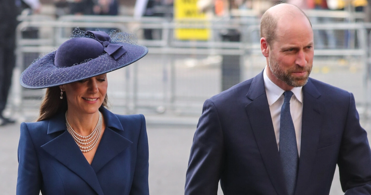 Prinssi Williamin ja prinsessa Catherinen kohtaaminen mielenosoittajien kanssa Commonwealth-päivänä