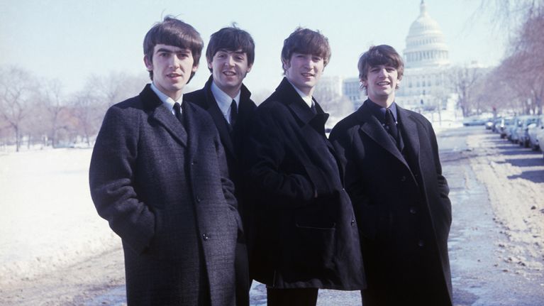 The Beatles Amerikassa. Arkistokuva Ron Howardin ohjaamasta dokumenttielokuvasta The Beatles: Eight Days A Week (2016).