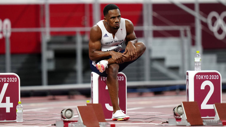 Chijindu Ujah tänjer.