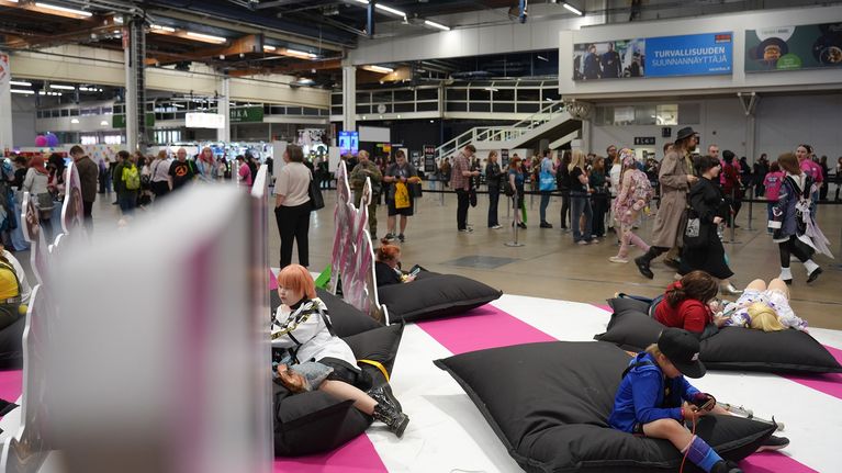 Arctic Lights Comic Con Helsingin Messukeskuksessa.