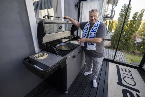 Ex-kiekkoilija Timo Jutila, 2023.