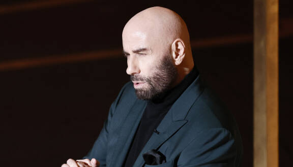 Travolta oli julkisuudessa kaljuna vuonna 2023.