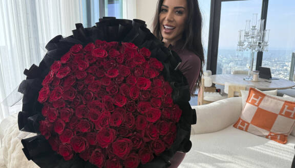 Sofia hänen ja Jeffin Dubaissa sijaitsevassa kodissa.