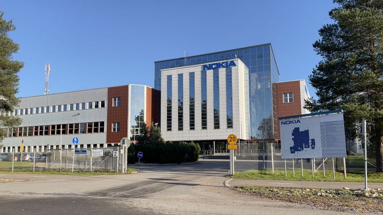Nokia Oyj:n toimipiste Kaapelitiellä Oulun Ruskossa.