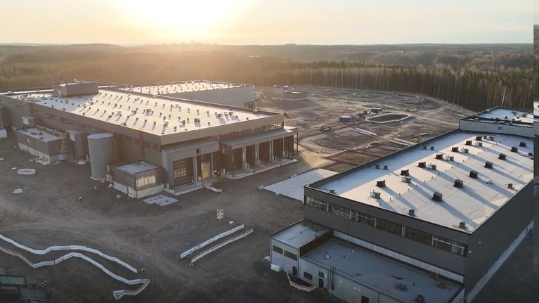 Valokuva Metson uudesta Tampereen Lahdesjärven alueesta, jonne aletaan rakentaa murskaintehdasta.