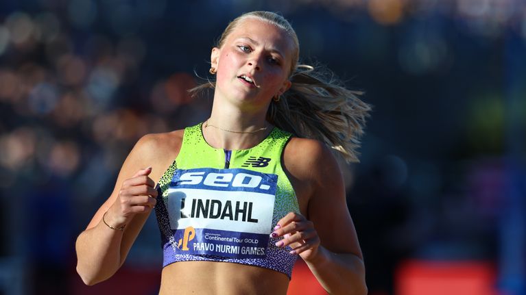 Nora Lindahl Paavo Nurmi Gamesissa.