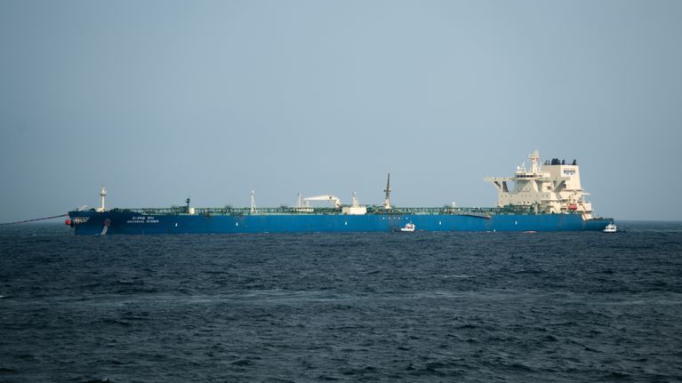 Tankkeri Hormuzinsalmessa.