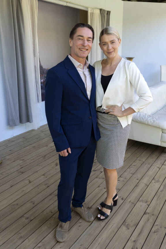 Sami ja Monika näyttelevät pariskuntaa Salatut elämät -sarjassa.