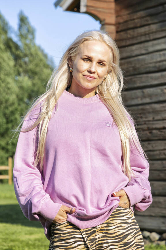 Jannica Nordberg poseeraa.