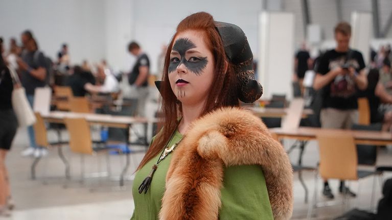 Ropecon Helsingin Messukeskuksessa. 