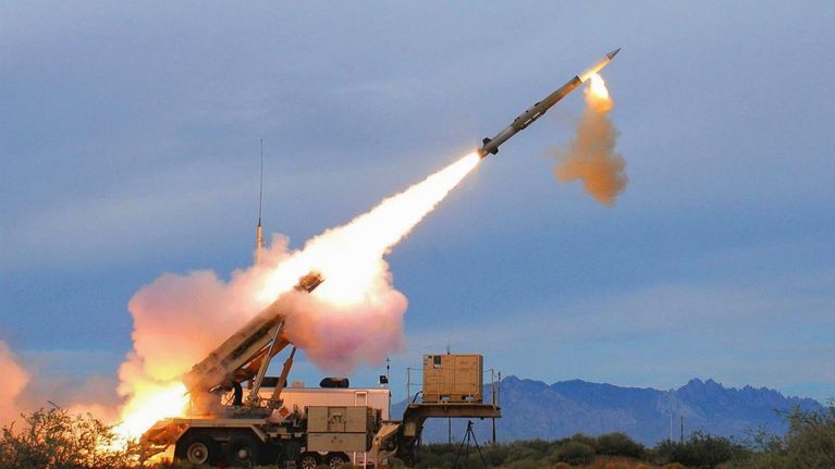Boeingin Patriot Advanced Capability-3 -ilmatorjunta- ja ohjuspuolustusjärjestelmä.