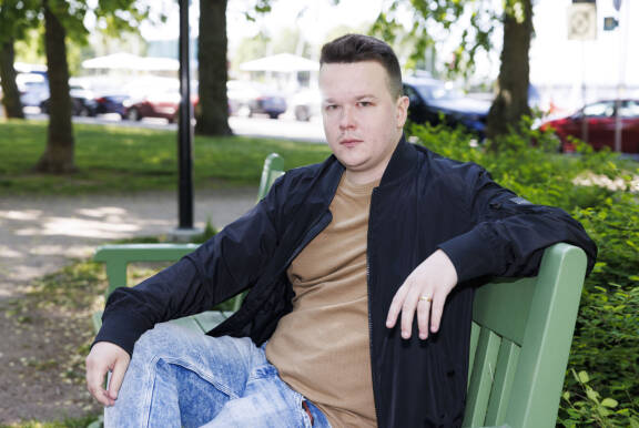 Sami Kieksi Kaivopuistossa