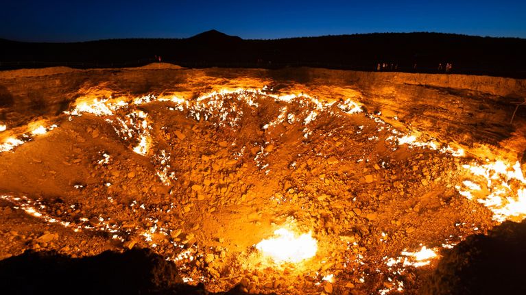 Darvazan kaasukraatteri kuvattuna vuonna 2019.