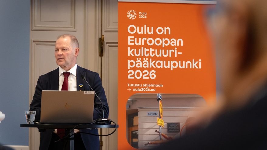 Oulun kaupunginjohtaja Ari Alatossava esittää talousarvioesityksensä vuodelle 2026 ja taloussuunnitelman vuosille 2027-2028.