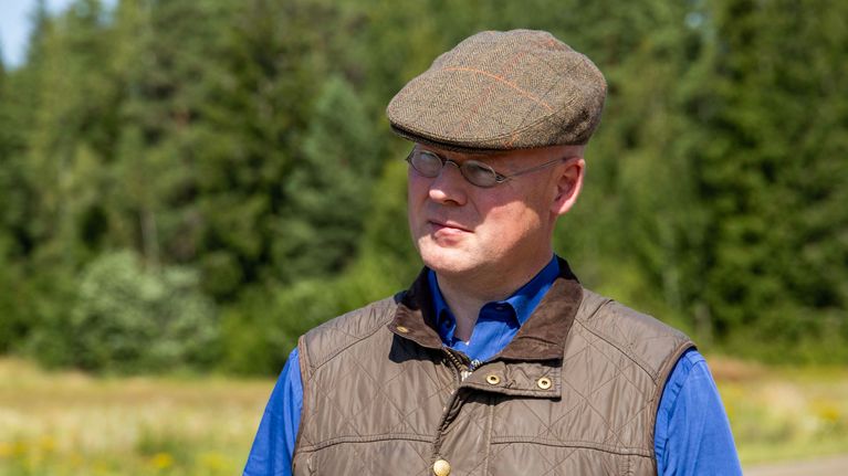Kristian Värri Virolahden riistanhoitoyhdistyksen puheenjohtaja.