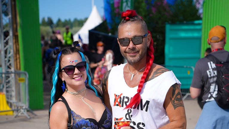 Weekend-festivaalia Espoon Vermossa. 