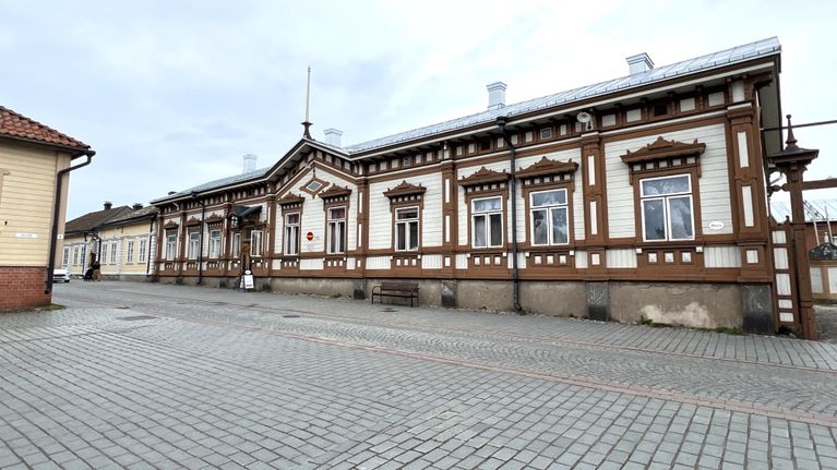 Vanhassa Raumassa sijaitseva Marelan kotimuseon talo.
