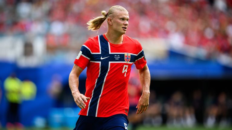 Erling Haaland MM-kisoissa.