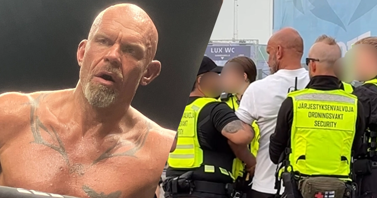 Kuvat ja video: Jere Karalahti talutettiin festareiden VIP-alueelta pois!
