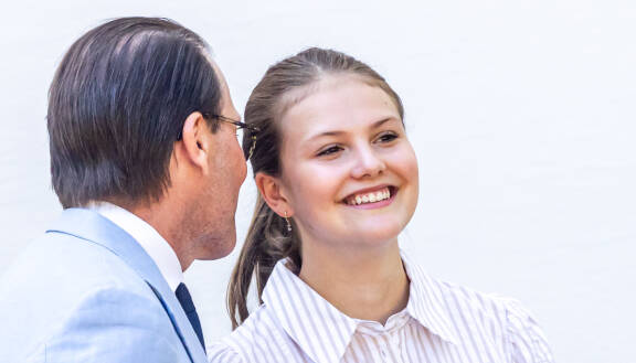 Prinssi Daniel on toivonut, että myös prinsessa Estellestä kasvaisi AIK-fani.