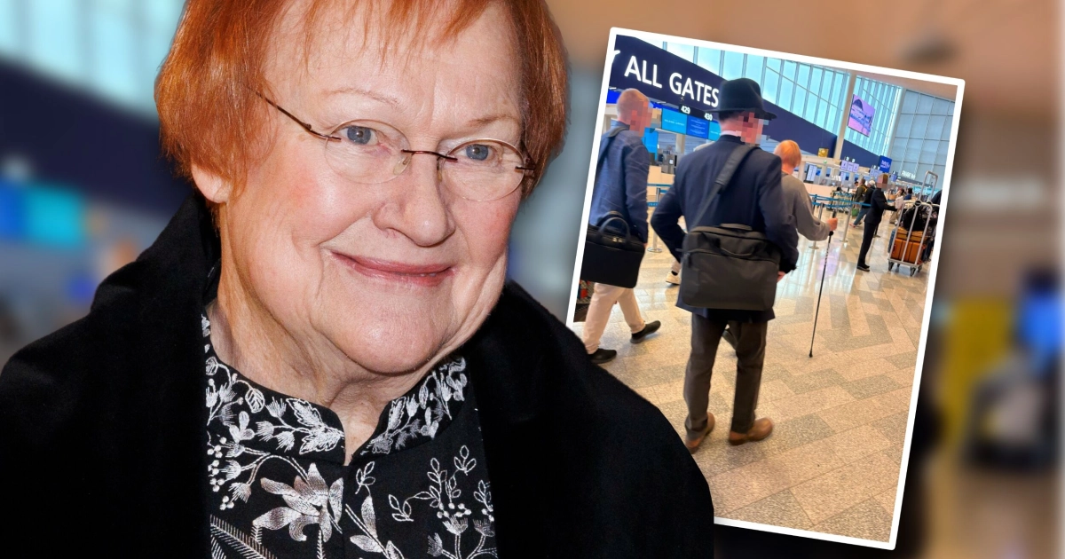 Tarja Halonen bongattu Helsinki-Vantaan lentoasemalta – Katso kuvat ja lue lisää!