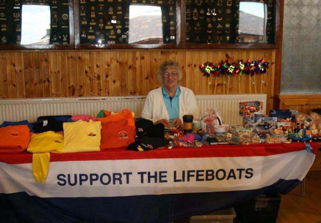 Joan Elder has been associated with Thurso RNLI for about 30 years.
