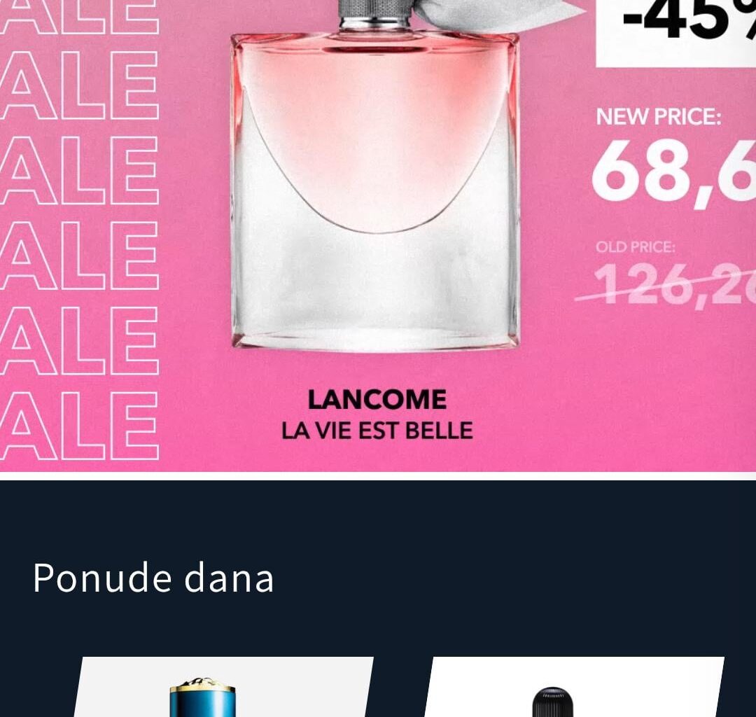 Parfemija. Recenzije? Itko iskustva sa stranicom? Vidim velike popuste,jesu li parfemi original?