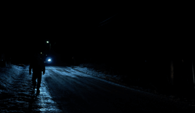 Wear a reflective vest esp. if you're walking near a road (your animals too) or riding a bike