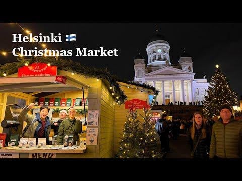 Helsinki Christmas Market - Reindeer Soup, Glögi & Cathedral Choirs | Ch...