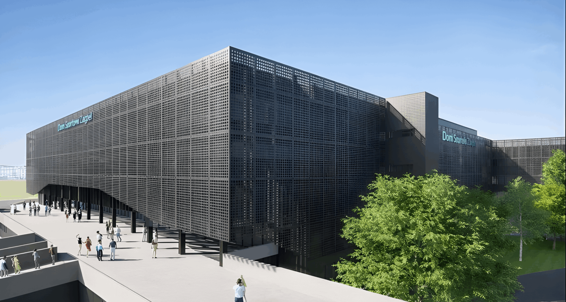 Grad Zagreb objavio službeni "vizual" novog izgleda Doma sportova, koji je očito AI generirani