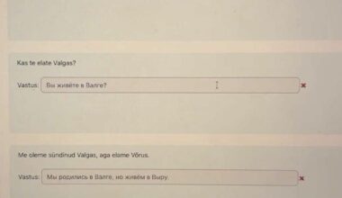 Miks need vastused valeks on loetud? Mis on õiged vastused?