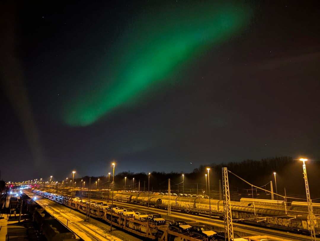 The northern lights in Munich!