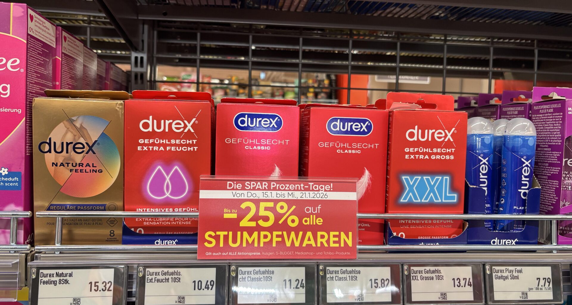 Spezialaktion beim Spar