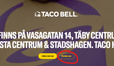 Taco Bell Sverige har haft ett stavfel på sin förstasida sedan lanseringen för mer än 4 månader sedan