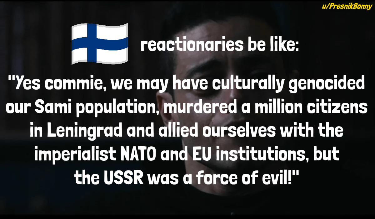 Finland bashing on a Communist sub