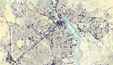 Tartu 2025 liikluskindlustusjuhtumite kaart.