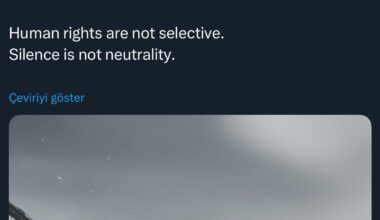 İsrail dışişleri bakanlığı'nın X paylaşımı: "Suriye'deki Kürtler sırf Kürt oldukları için yerinden edilme baskı ve şiddetle karşı karşıyalar. İnsan hakları seçiçi değildir. Sessizlik tarafsızlık değildir."