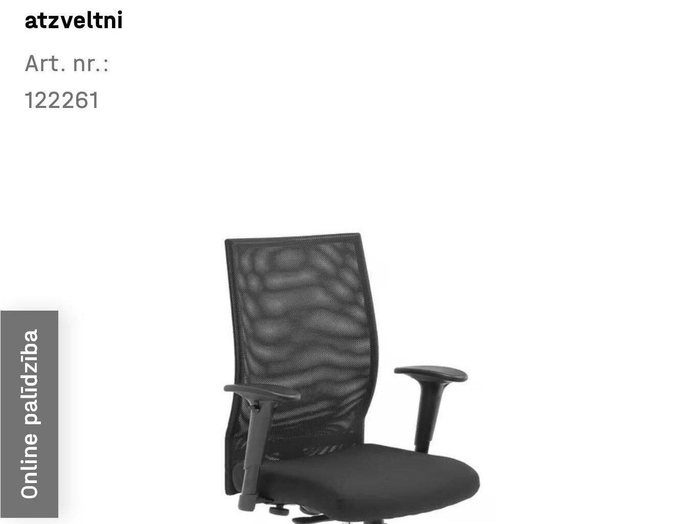 Krēsls MILTON no AJ Produkti