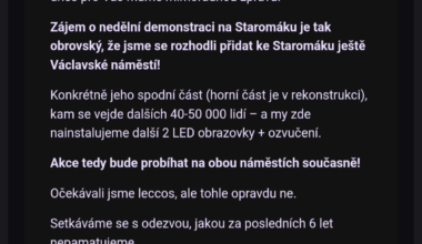 Přidává se i Václavák